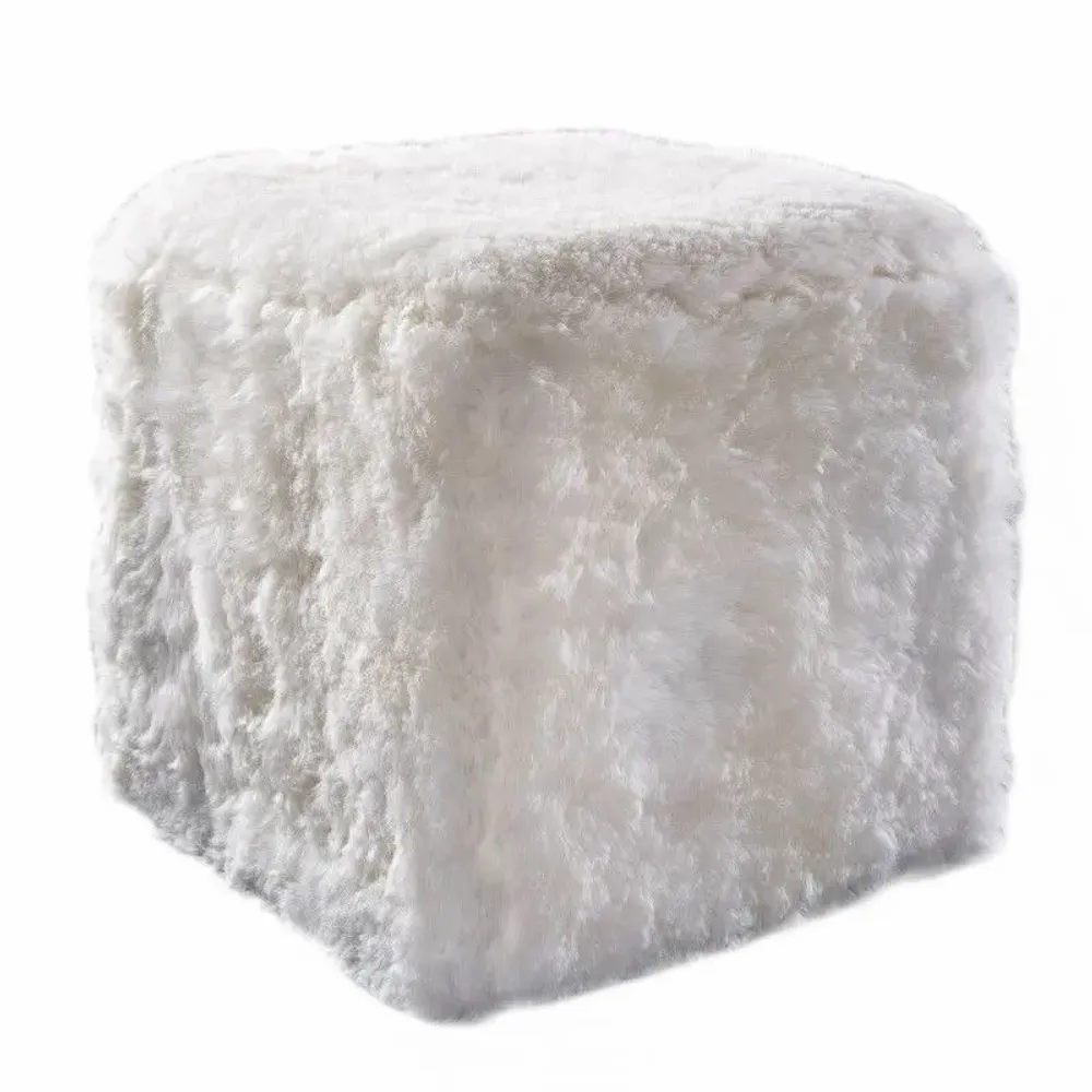 Objets design - Cubo, notre cube en Peau De Mouton - MAISON THURET
