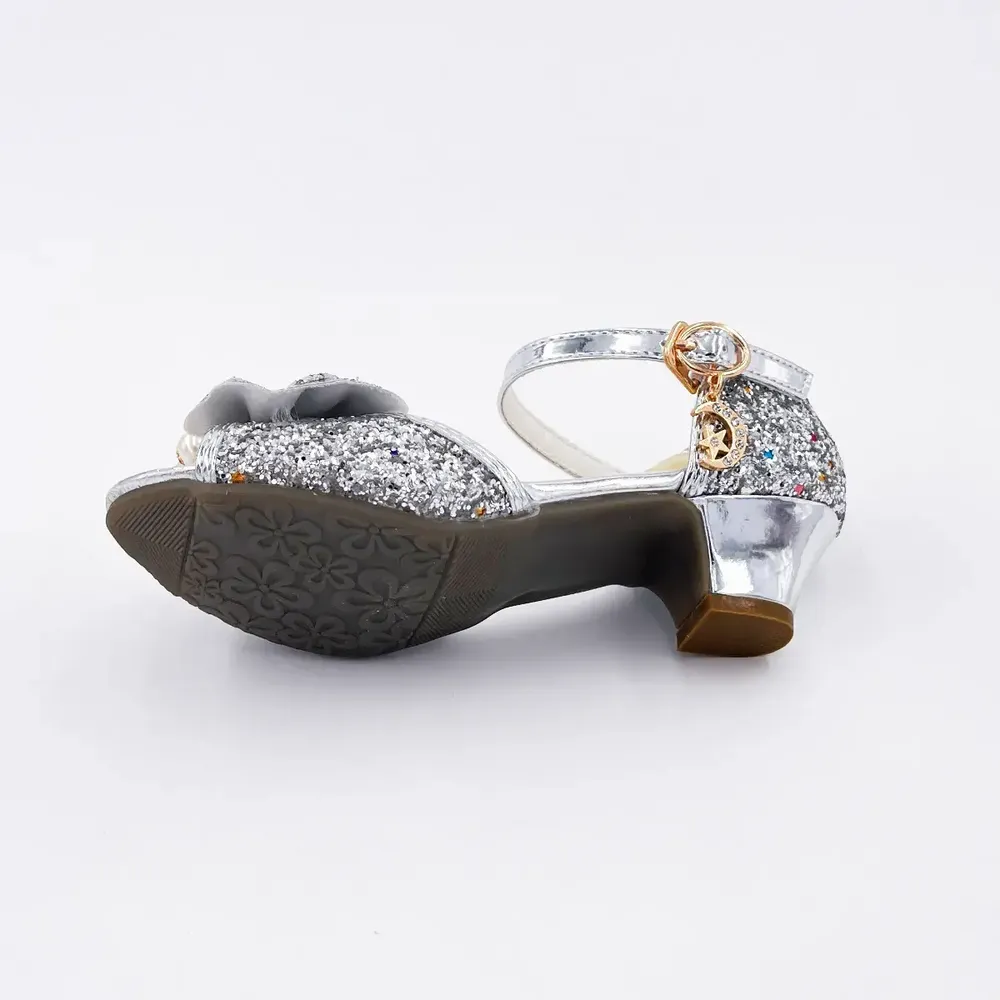 Children's dress-up - Silver Mules Size 33 (8-10 years) - LABAY