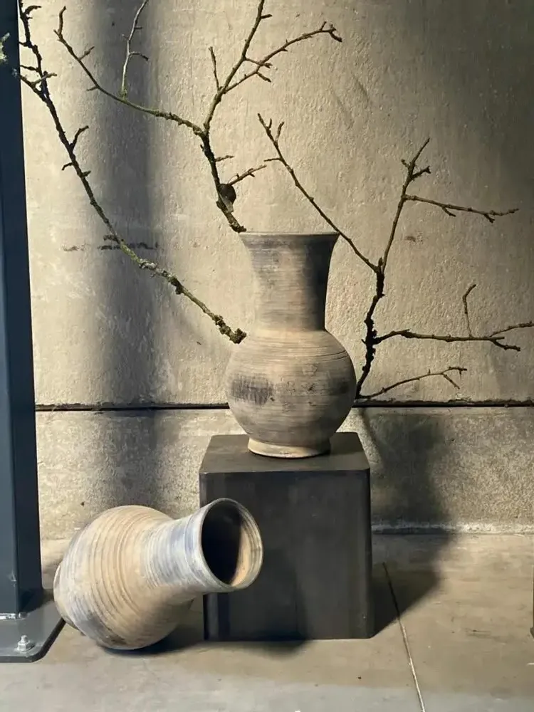 Pots de fleurs - Pots Gris - THE SILK ROAD COLLECTION