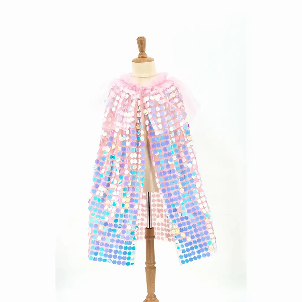 Déguisements pour enfant - Cape Sequins Galaxia rose TU - Déguisement - LABAY