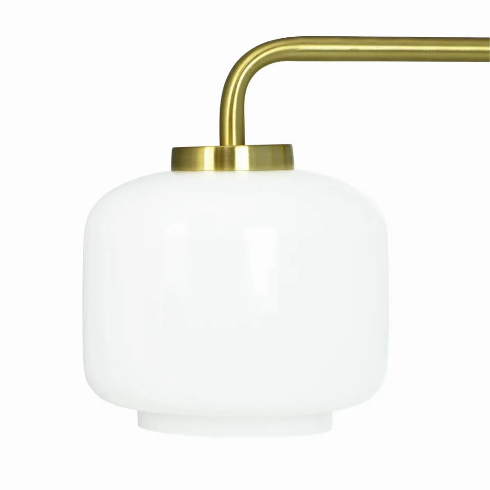 Plafonniers - Lustre Arp opale/laiton à 3 bras - DYBERG LARSEN