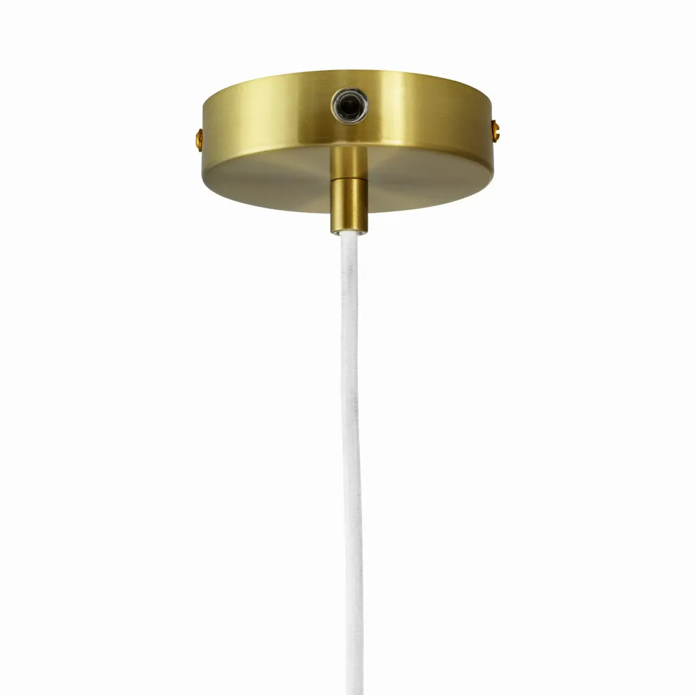 Plafonniers - Lustre Arp opale/laiton à 3 bras - DYBERG LARSEN