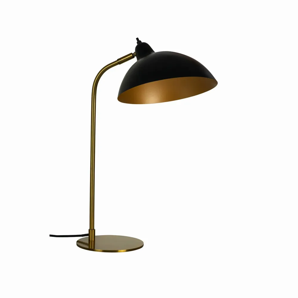 Table lamps - Futura black/ brass table lamp - DYBERG LARSEN
