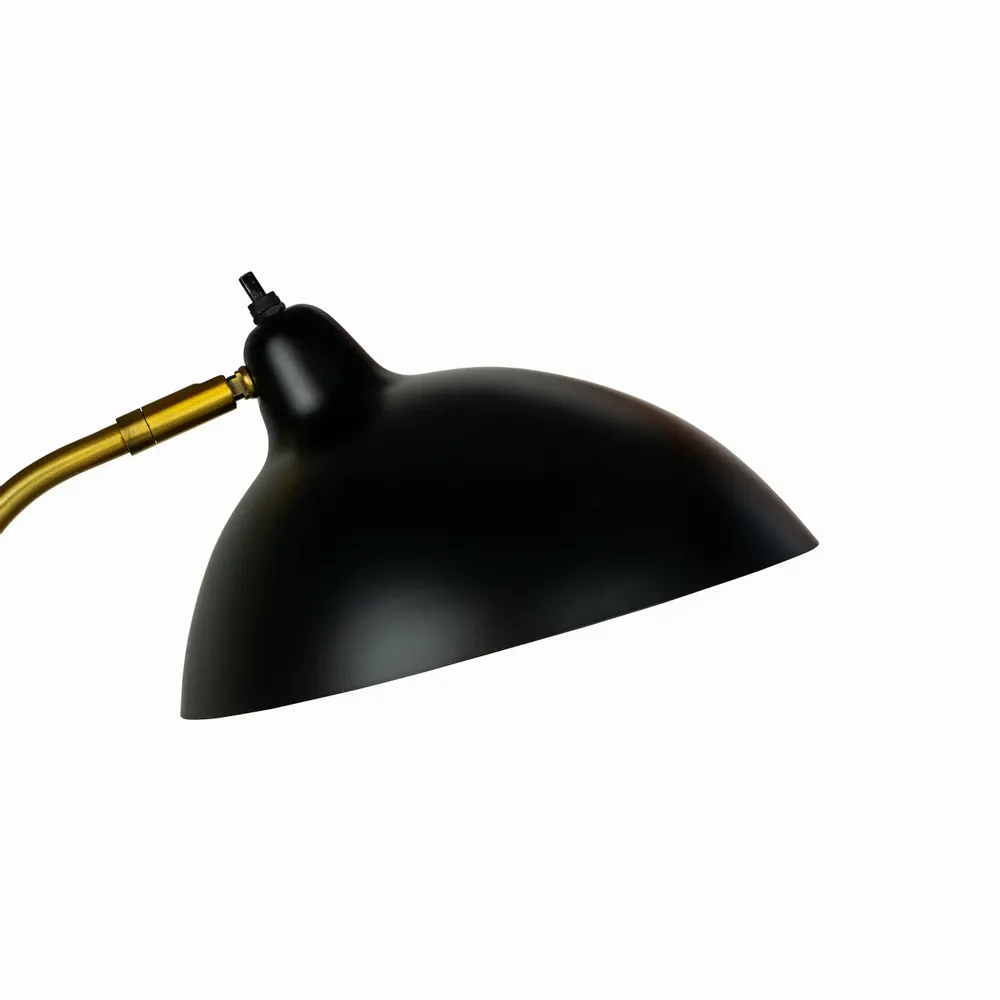 Table lamps - Futura black/ brass table lamp - DYBERG LARSEN