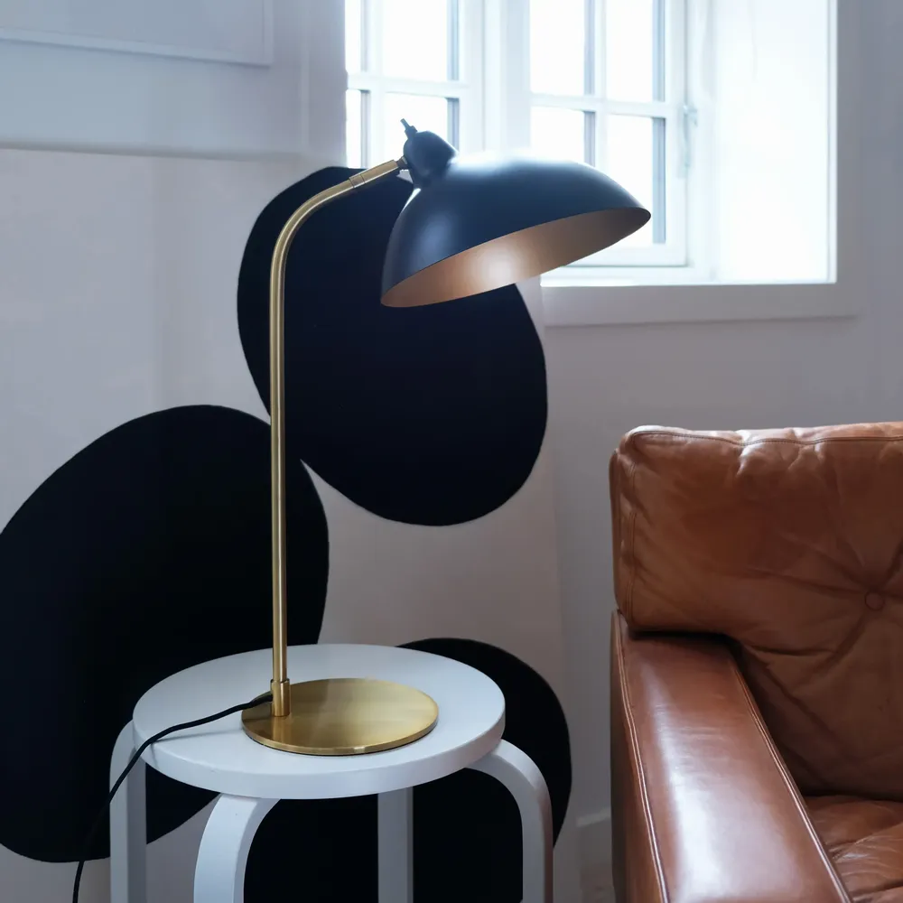 Table lamps - Futura black/ brass table lamp - DYBERG LARSEN