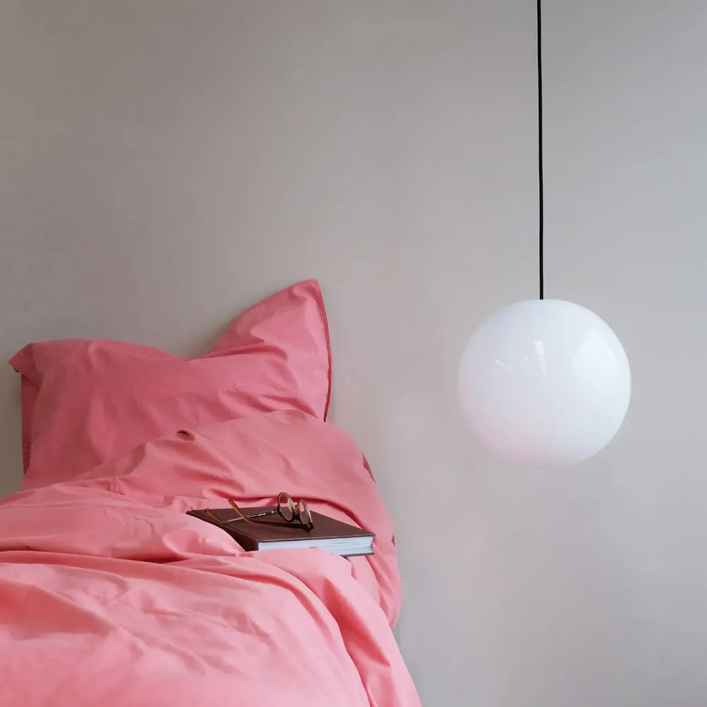 Suspensions - Lampe à suspension opale Cafè D20 - DYBERG LARSEN