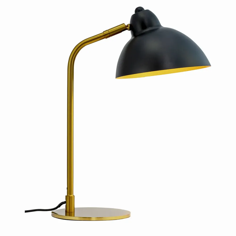 Lampes de table - Petite lampe de table Futura noire/laiton - DYBERG LARSEN
