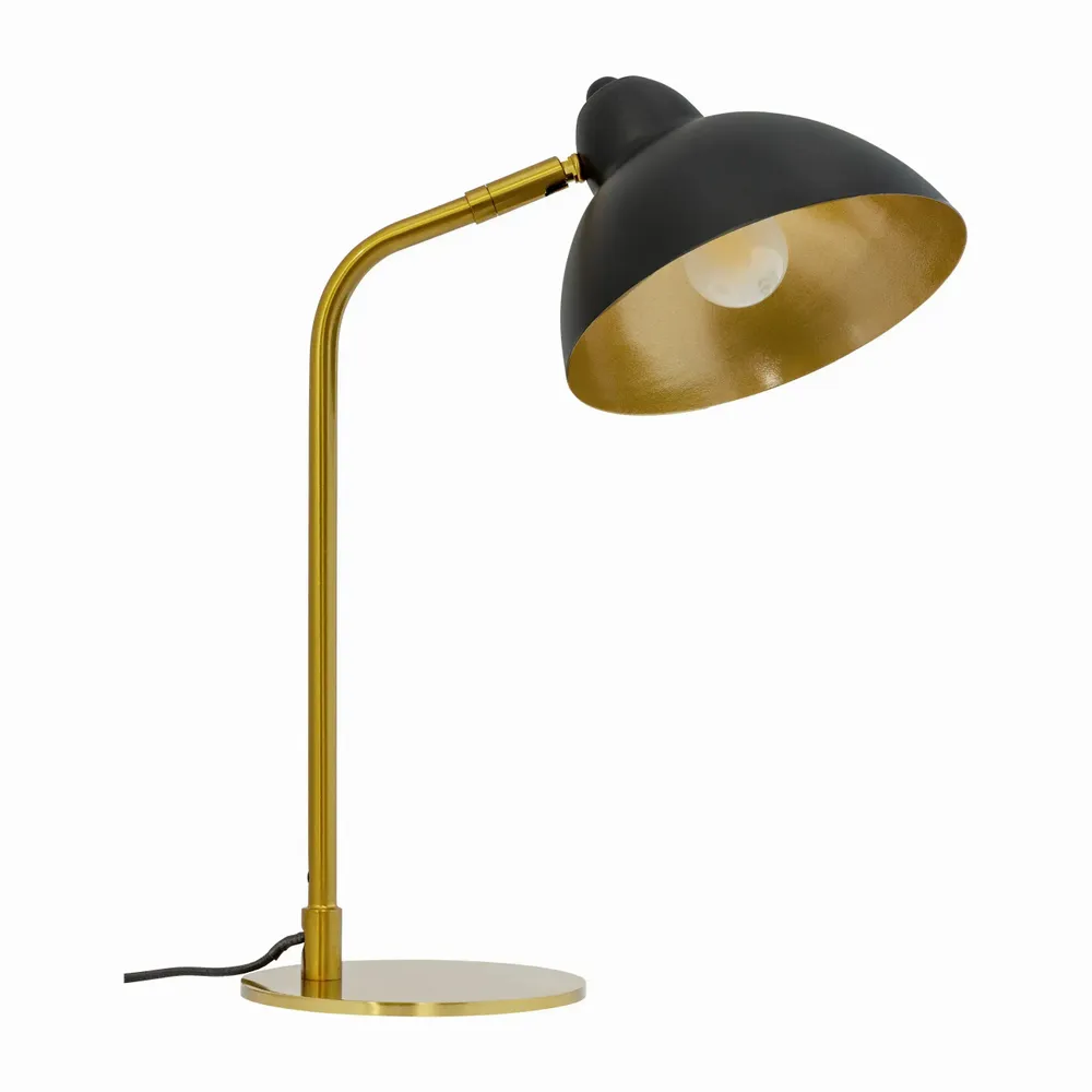 Lampes de table - Petite lampe de table Futura noire/laiton - DYBERG LARSEN