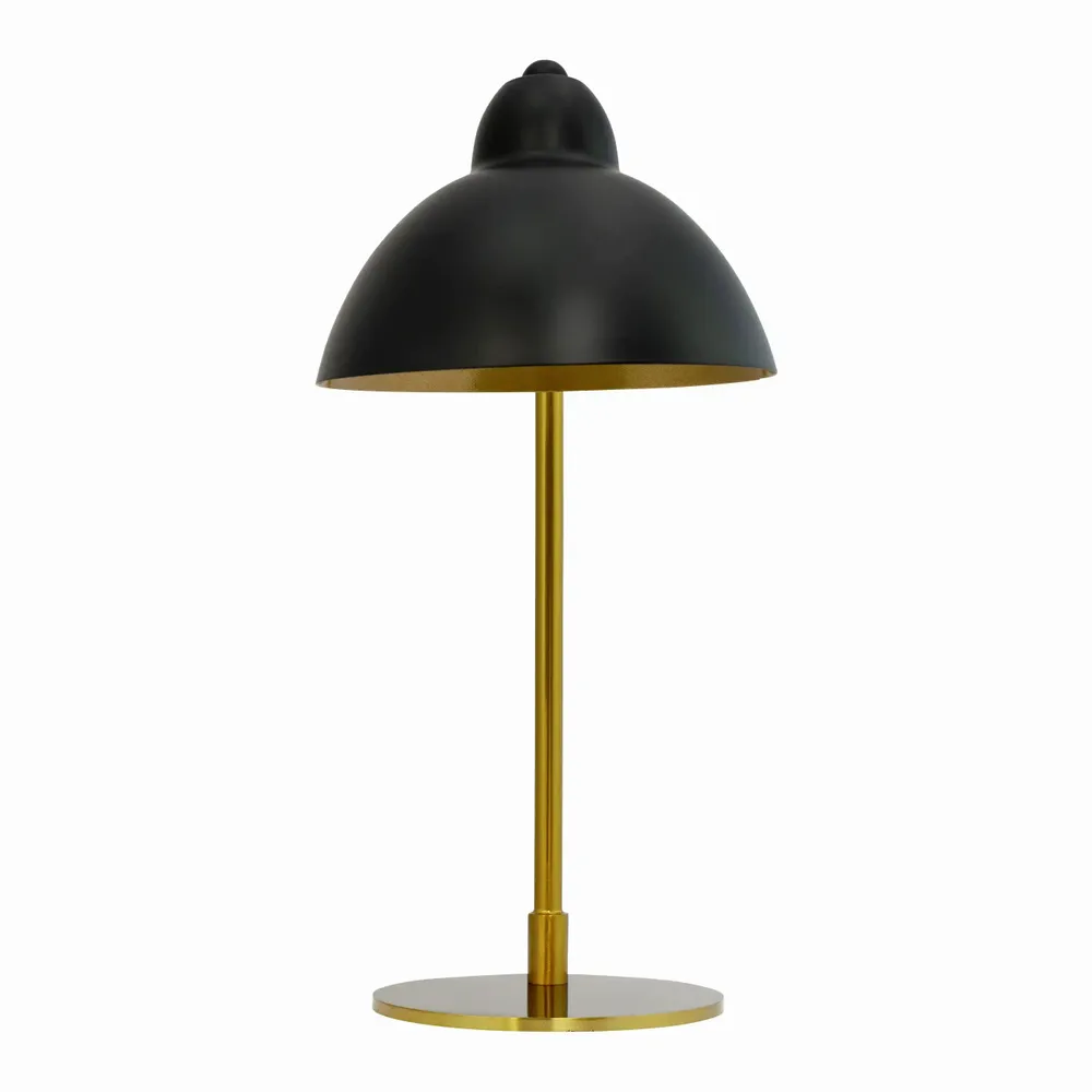 Lampes de table - Petite lampe de table Futura noire/laiton - DYBERG LARSEN