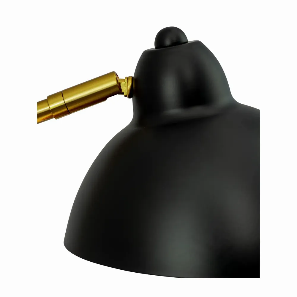 Lampes de table - Petite lampe de table Futura noire/laiton - DYBERG LARSEN