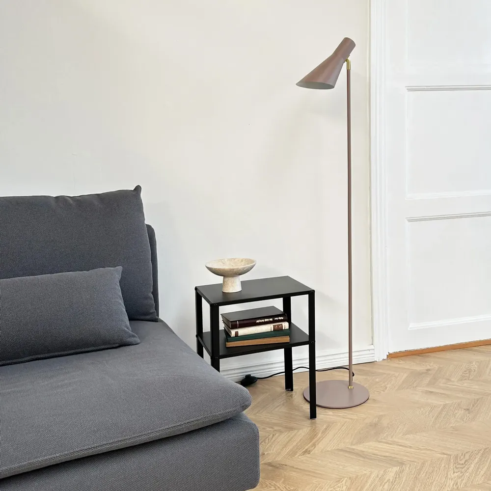 Lampadaires - Lampadaire DL12 beige/laiton - DYBERG LARSEN