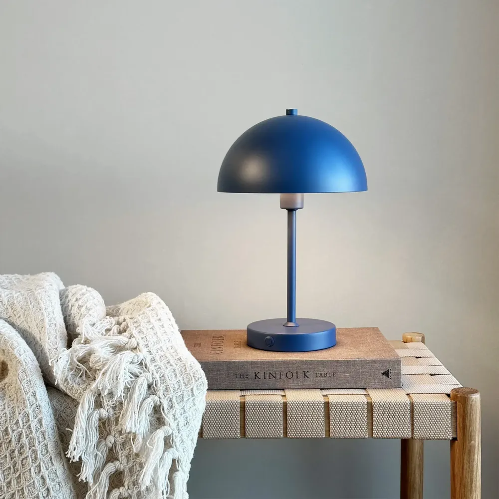 Lampes de table - Lampe de table Stockholm bleu indigo - DYBERG LARSEN