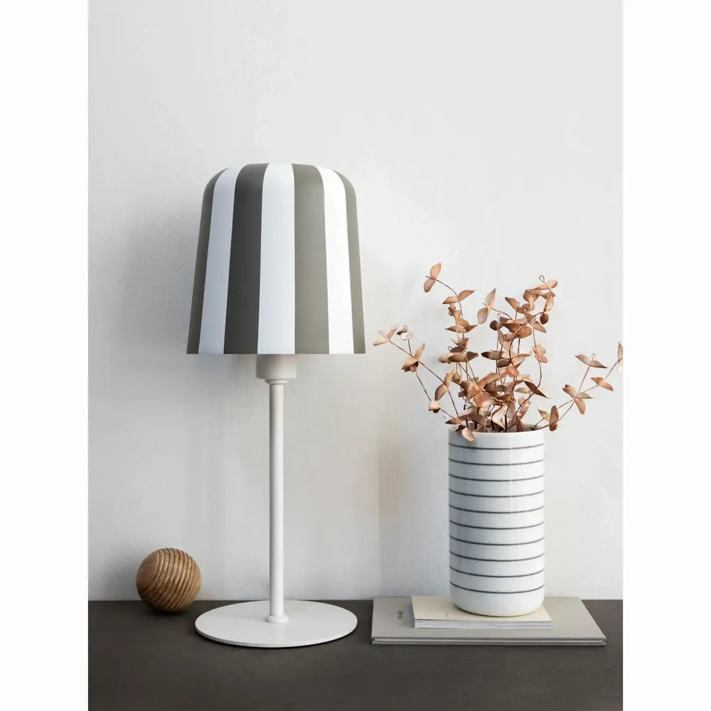 Lampes de table - Lampe de table Gry - Rayures grises - DYBERG LARSEN