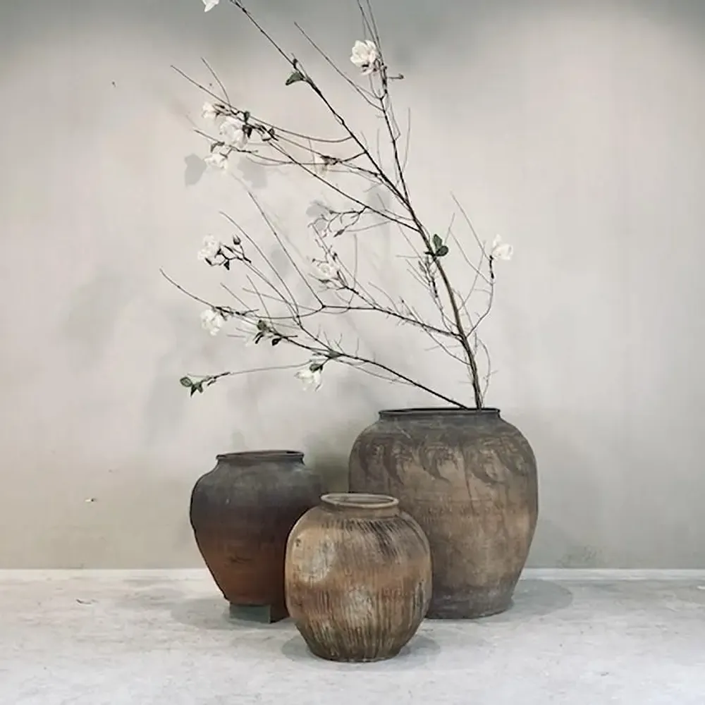 Poterie - Pots rayés - THE SILK ROAD COLLECTION