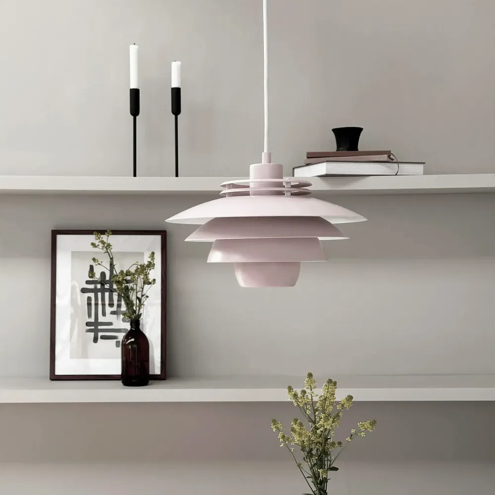 Suspensions - Lampe à suspension Ejka Mini Matte Rose - DYBERG LARSEN