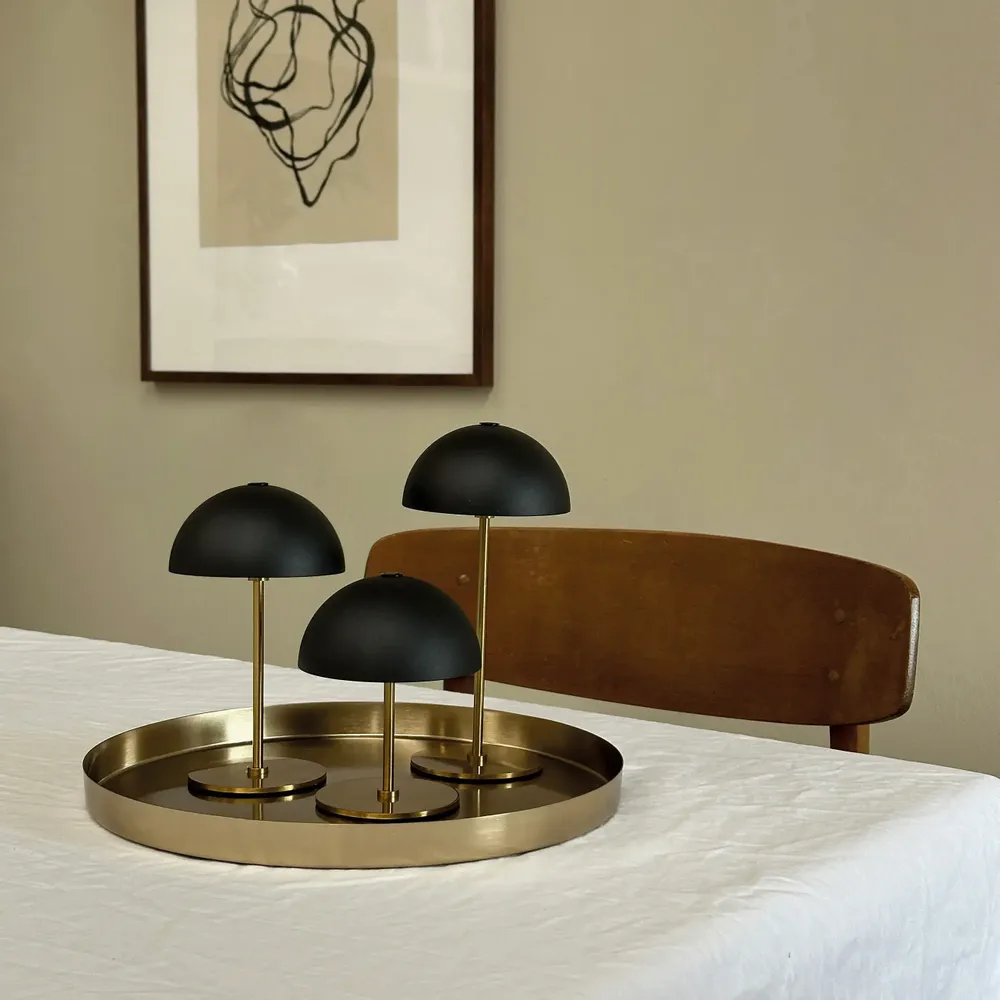 Lampes de table - Ensembles Along avec 3 lampes + plateau - DYBERG LARSEN