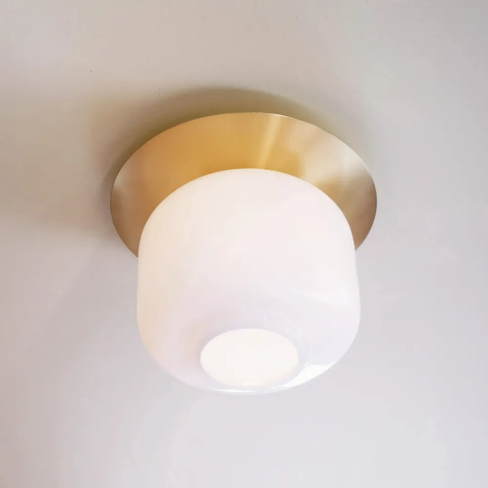 Suspensions - Plafonnier Arp opale/laiton - DYBERG LARSEN