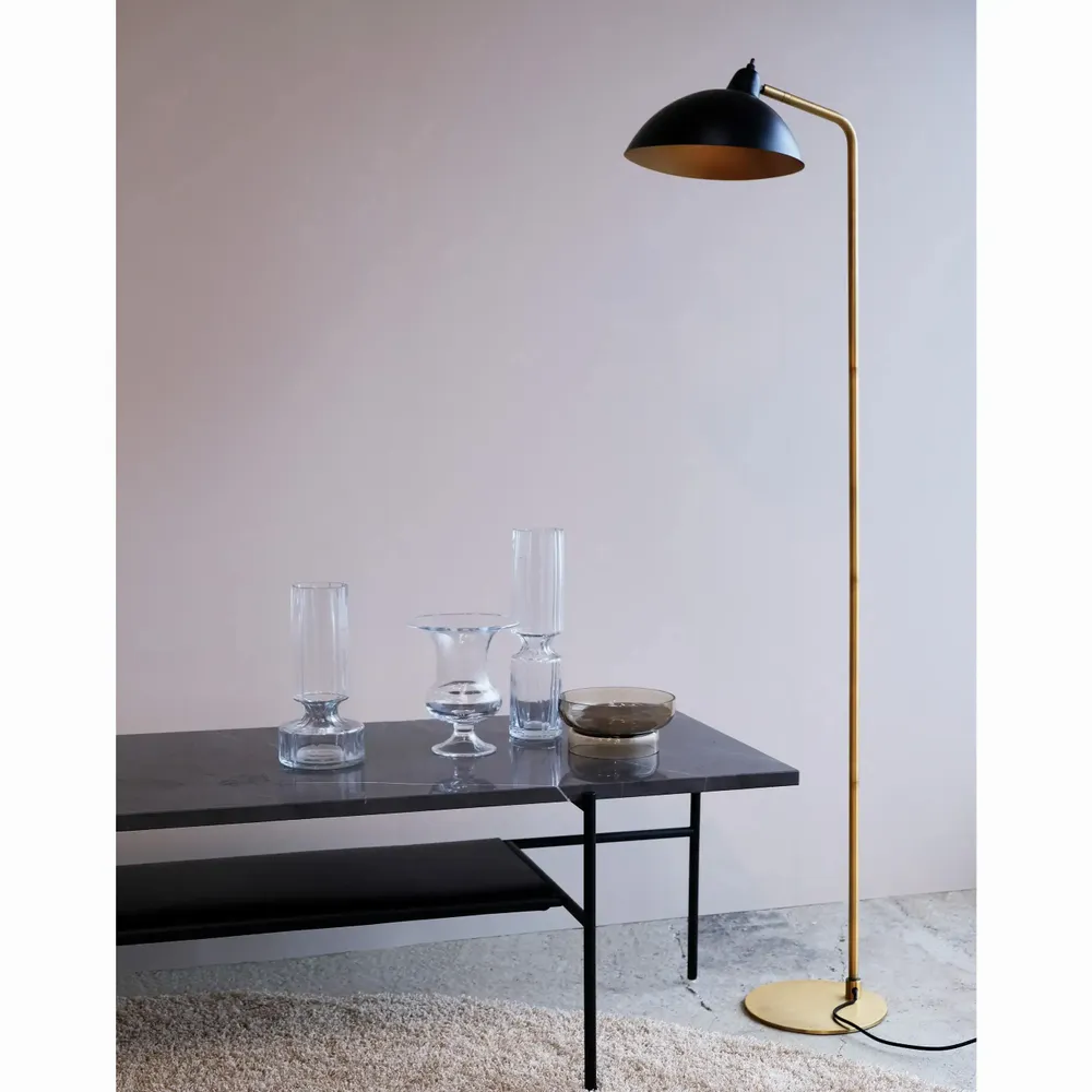 Lampadaires - Lampadaire Futura noir/laiton - DYBERG LARSEN