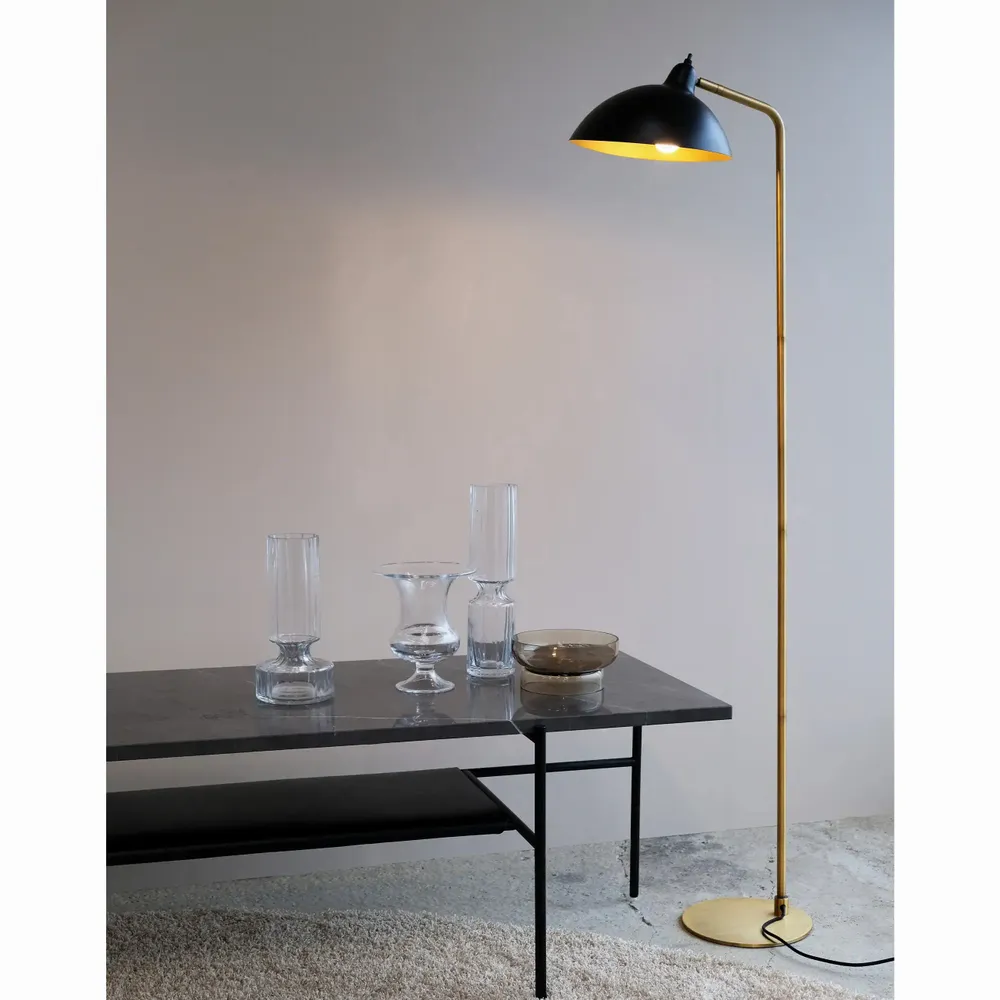 Lampadaires - Lampadaire Futura noir/laiton - DYBERG LARSEN