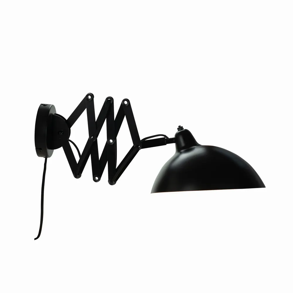 Appliques - Applique murale noire Futura avec bras pliant - DYBERG LARSEN