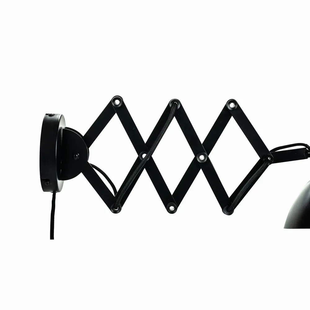 Appliques - Applique murale noire Futura avec bras pliant - DYBERG LARSEN