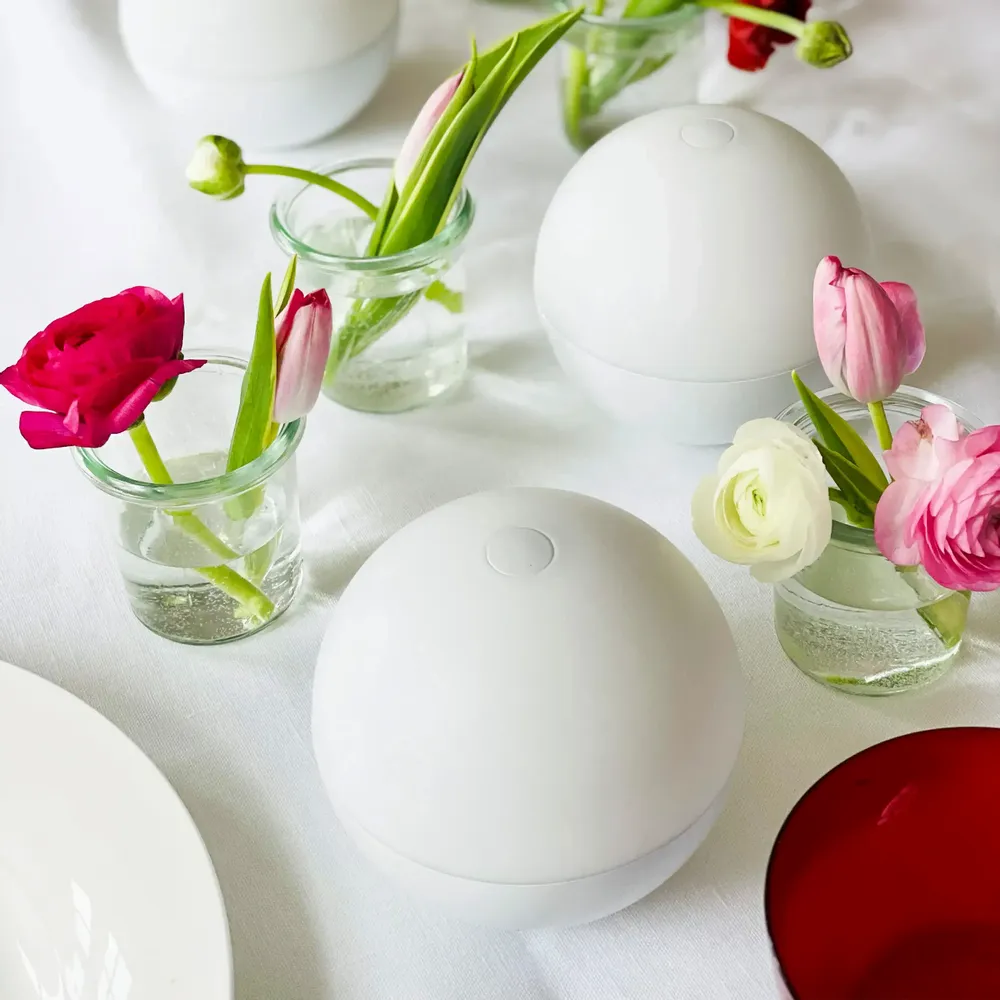 Lampes de table - Boule lumineuse Alba Blanc brillant 1 pièce - DYBERG LARSEN