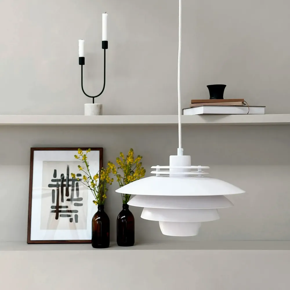 Suspensions - Lampe suspendue Ejka Mini blanc mat - DYBERG LARSEN