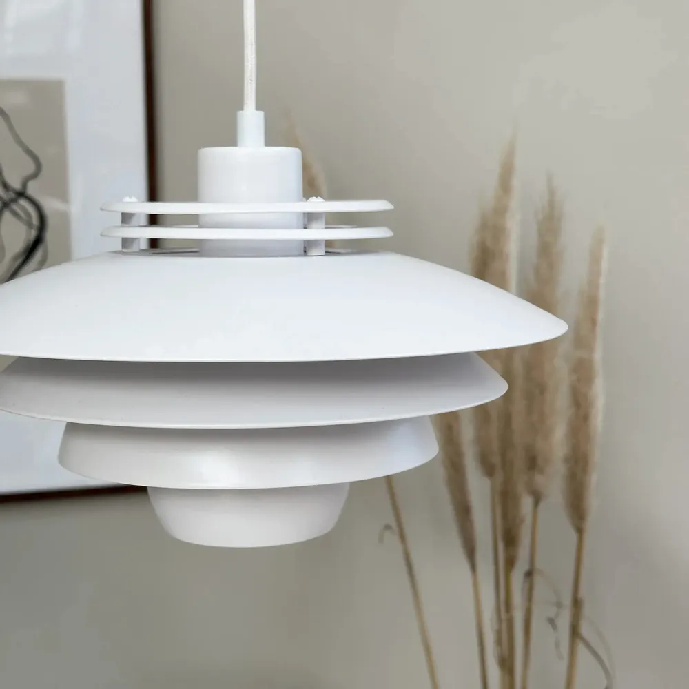 Suspensions - Lampe suspendue Ejka Mini blanc mat - DYBERG LARSEN
