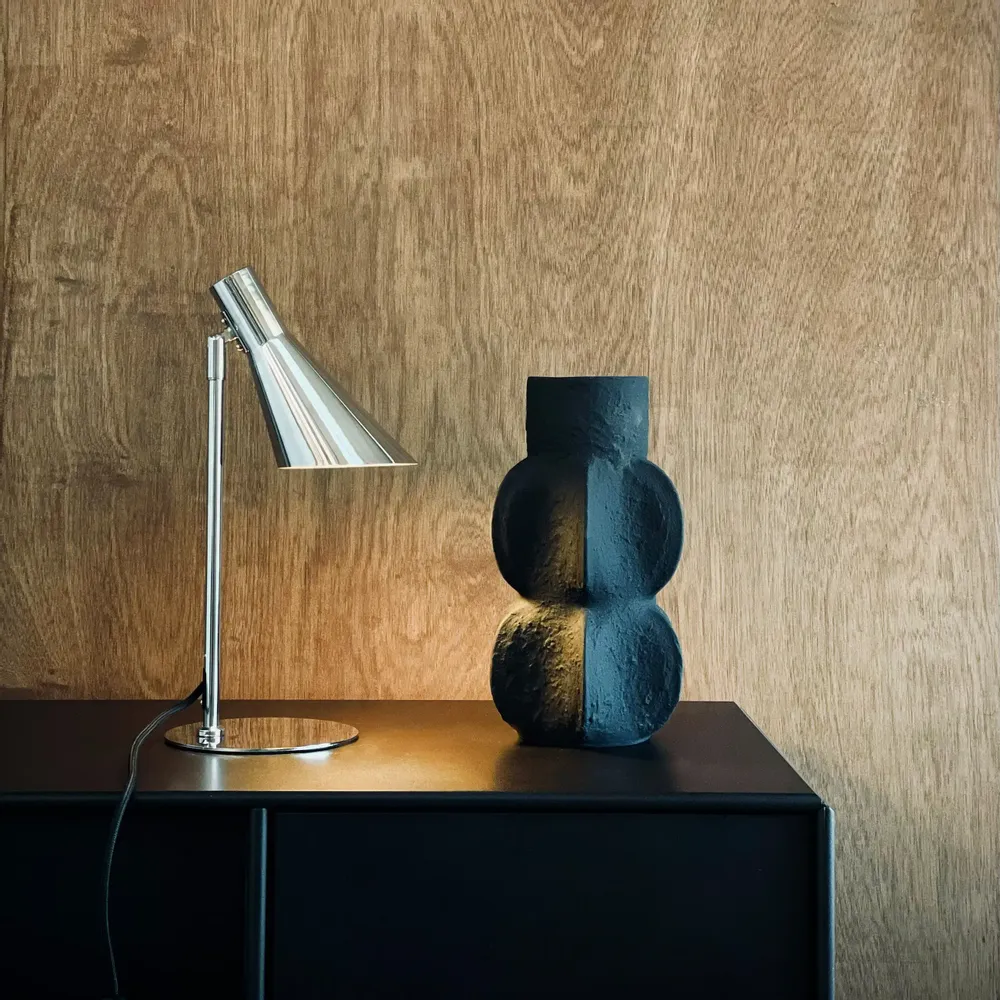 Table lamps - DL12 Chrome Mini Table Lamp - DYBERG LARSEN