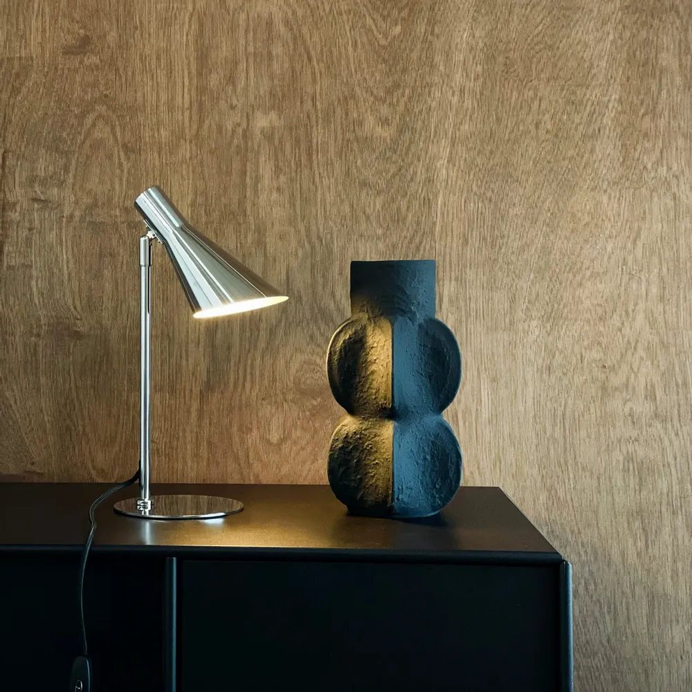 Table lamps - DL12 Chrome Mini Table Lamp - DYBERG LARSEN