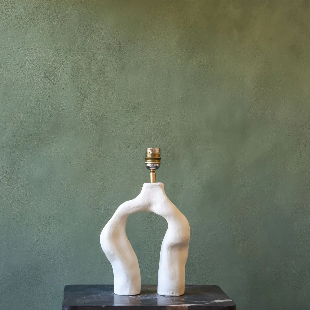 Lampes de table - Lampe de table en céramique artisanale Build a Bridge - STUDIO WILD ORANGE