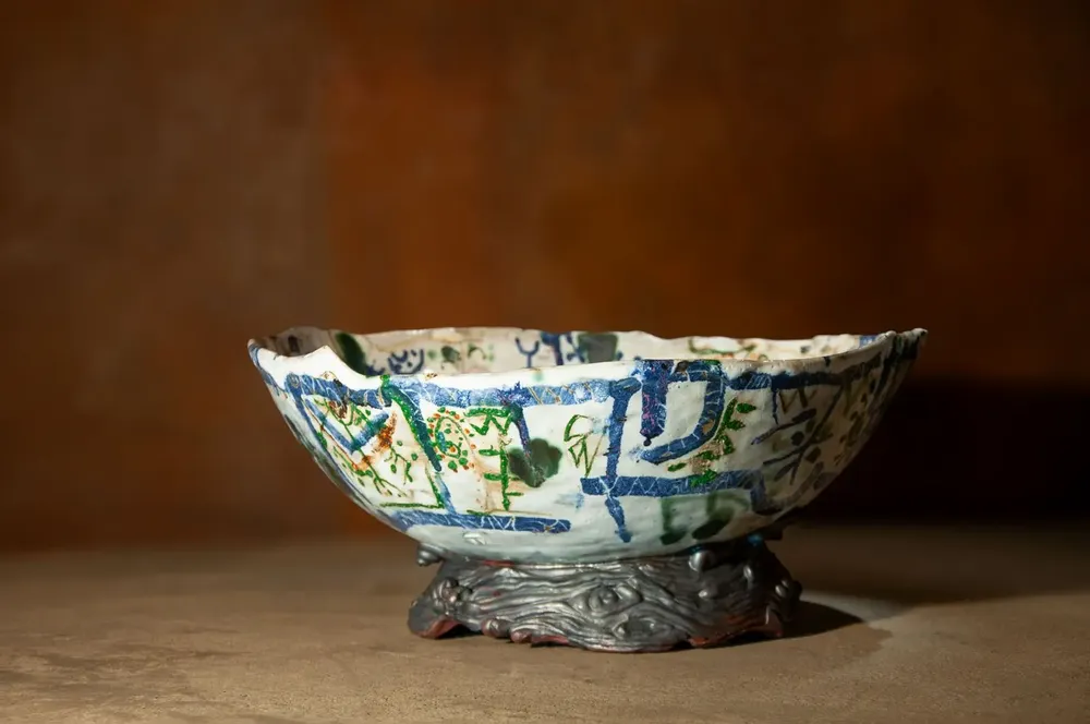 Bowls - Sculptural Bowl WD/CU/M/25/01 - DZIENNIAKART WOJCIECH DZIENNIAK