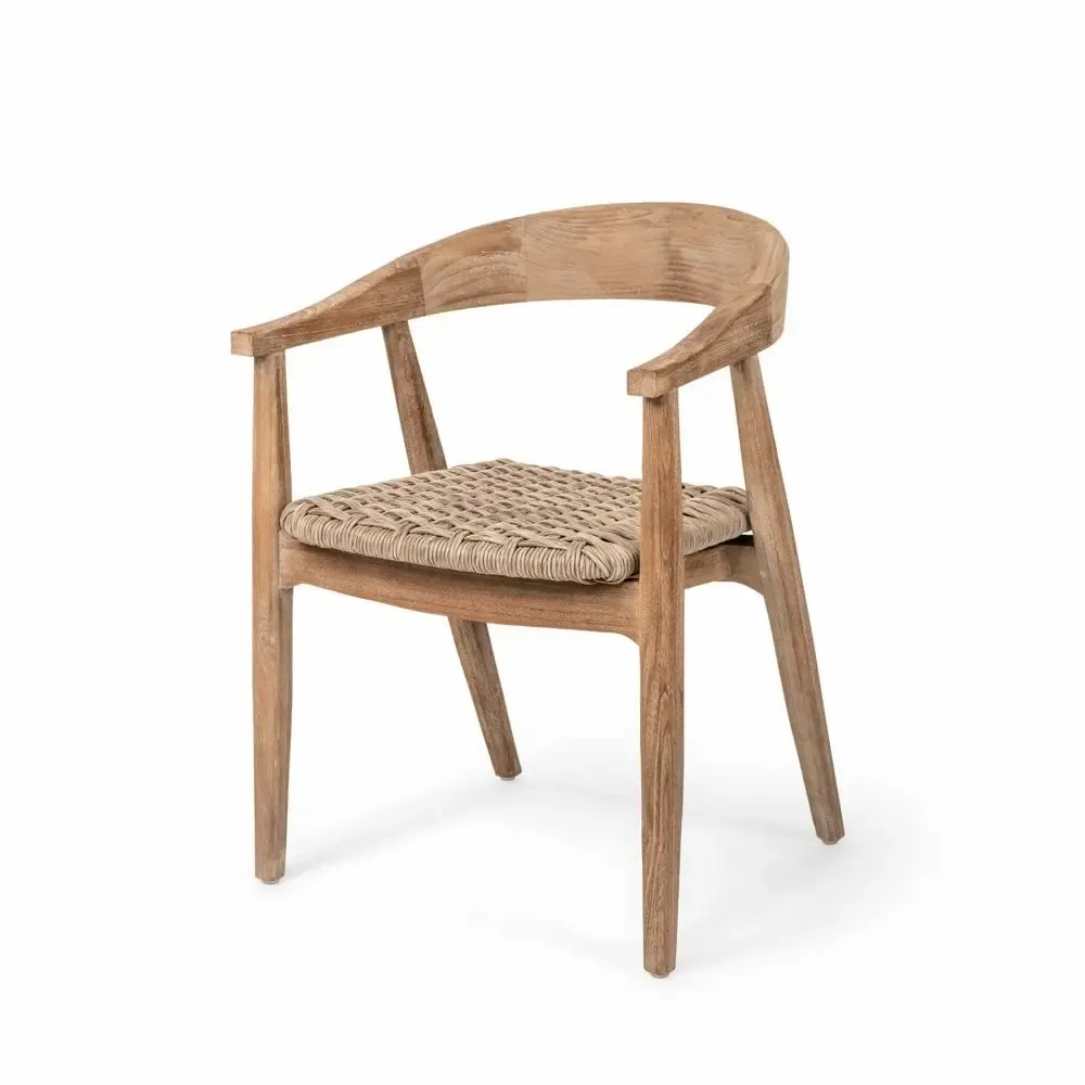 Lawn armchairs - Armchair Faye wicker seat - GOMMAIRE