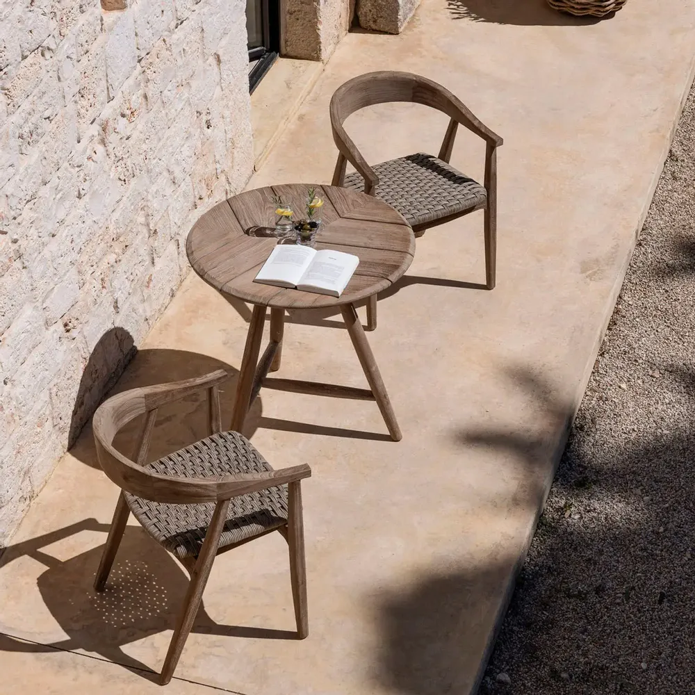 Lawn armchairs - Armchair Faye wicker seat - GOMMAIRE