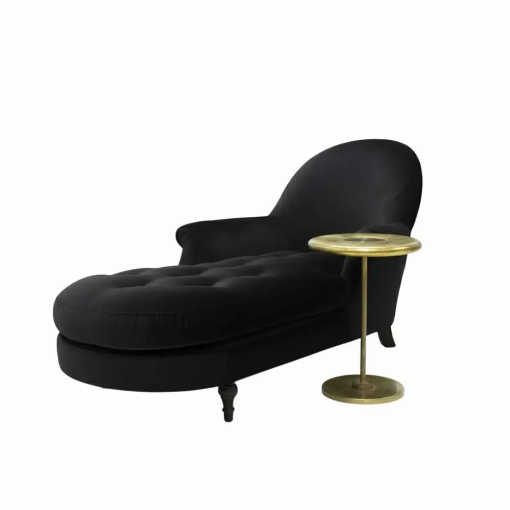 Lounge chairs for hospitalities & contracts - Victoria Origins Black  |  Chaise Longue - CREARTE COLLECTIONS