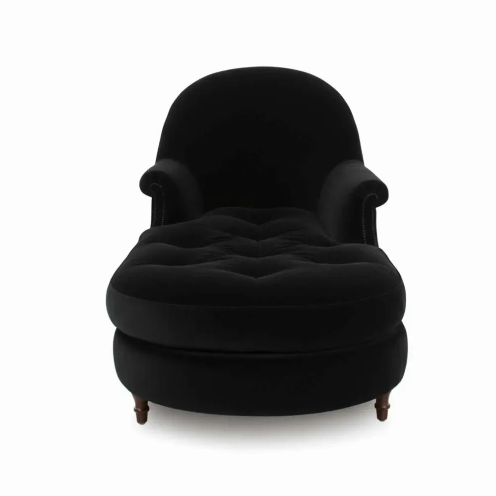 Lounge chairs for hospitalities & contracts - Victoria Origins Black  |  Chaise Longue - CREARTE COLLECTIONS