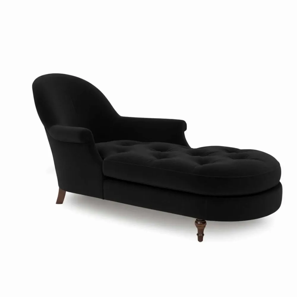 Lounge chairs for hospitalities & contracts - Victoria Origins Black  |  Chaise Longue - CREARTE COLLECTIONS