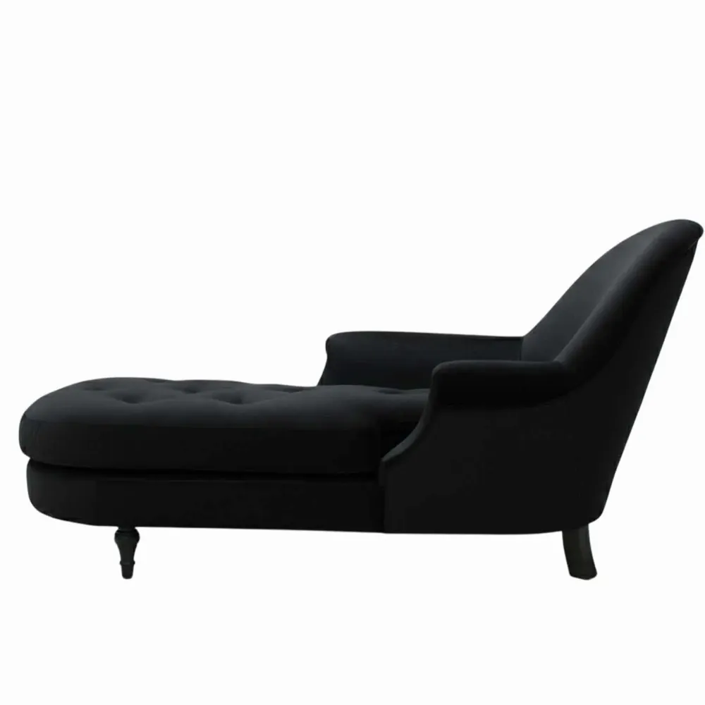 Lounge chairs for hospitalities & contracts - Victoria Origins Black  |  Chaise Longue - CREARTE COLLECTIONS