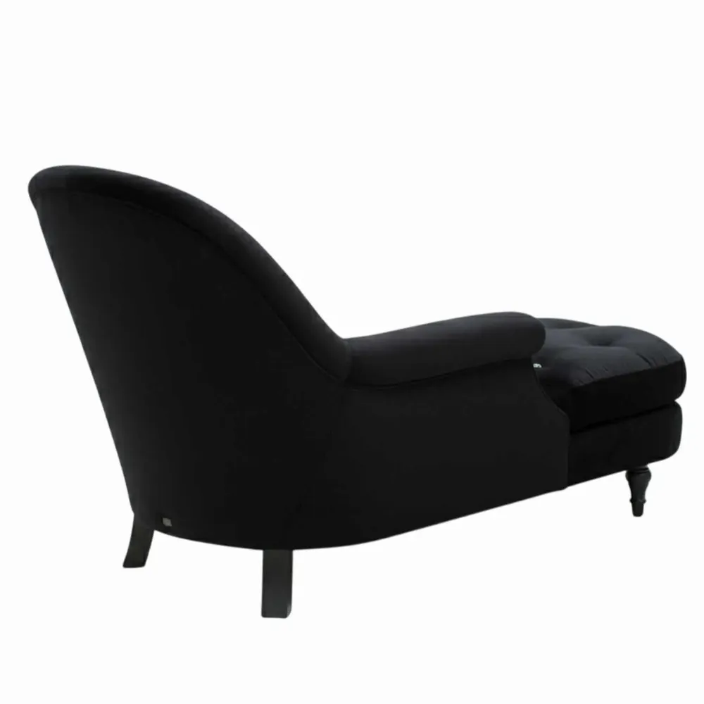 Lounge chairs for hospitalities & contracts - Victoria Origins Black  |  Chaise Longue - CREARTE COLLECTIONS