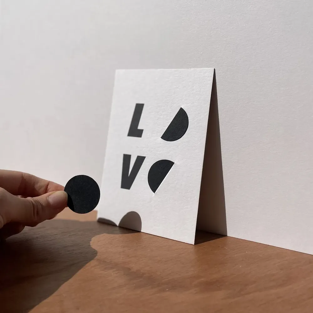 Chambres d'hôtels - LOVE Carte-tableau participative OISO® - OISO