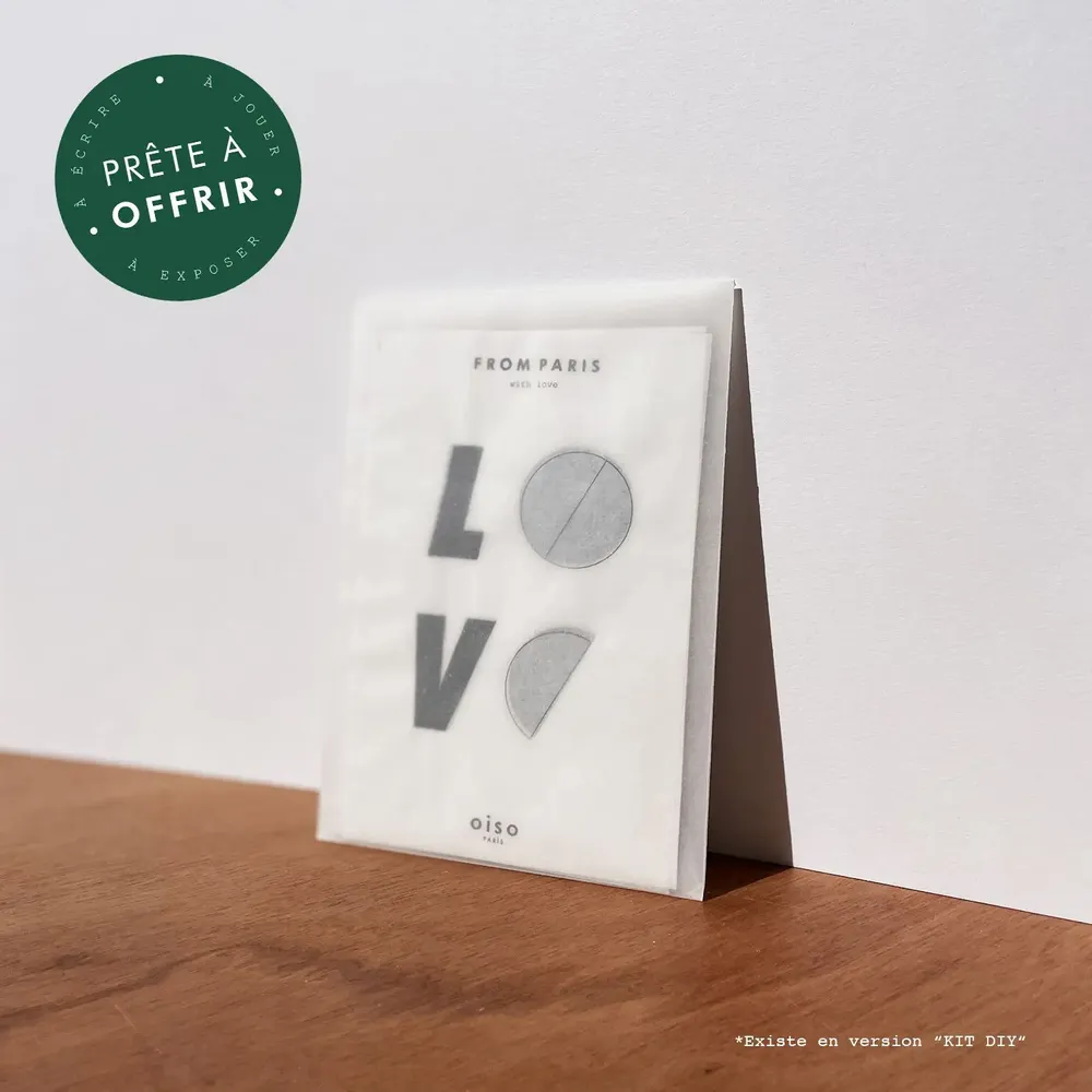 Chambres d'hôtels - LOVE Carte-tableau participative OISO® - OISO
