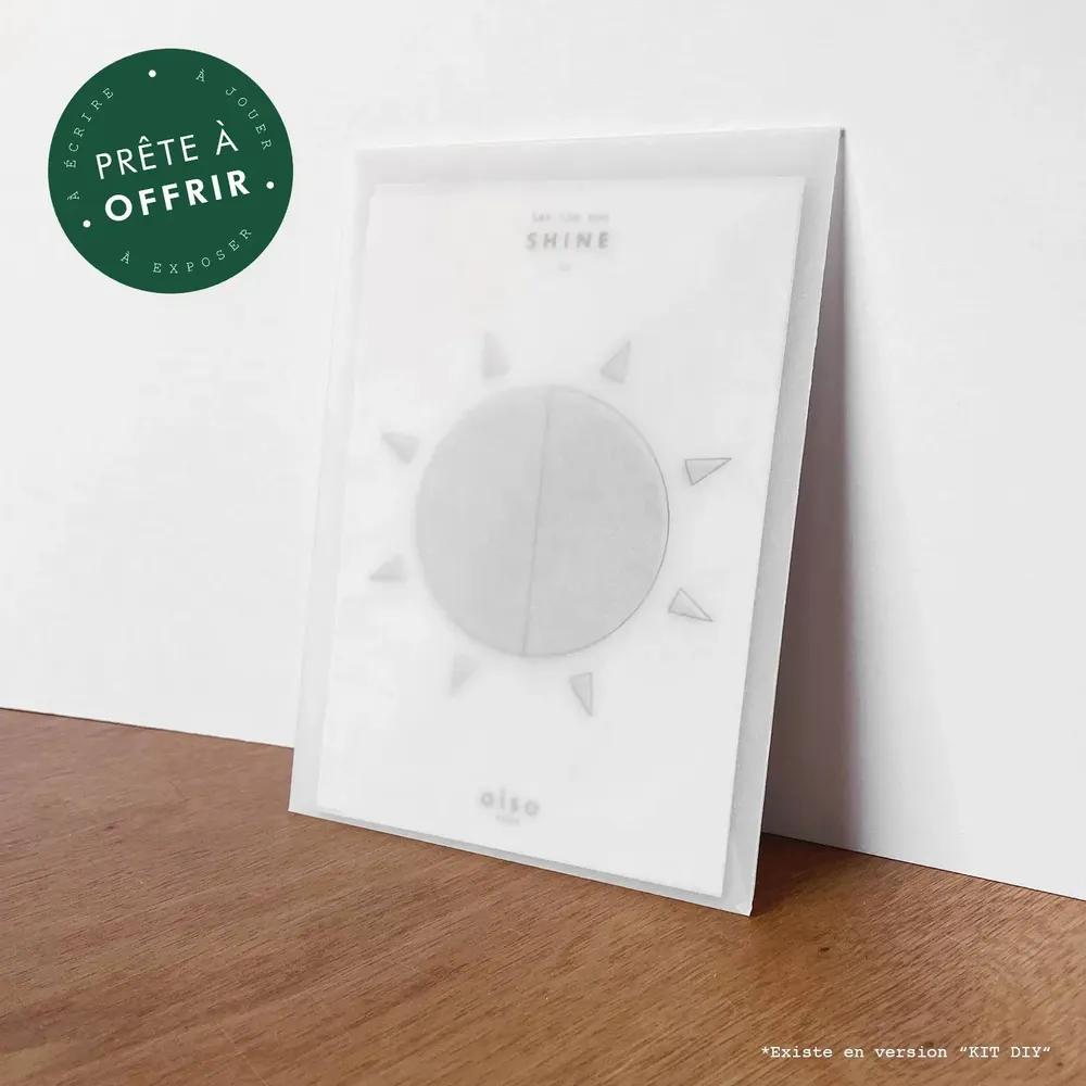 Card shop - SOLEIL OISO® participatory chalkboard - OISO