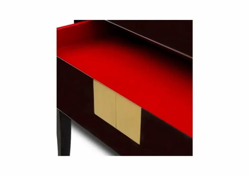 Desks - LIVIA - Lacquer Desk - MAI HOME DECOR PTE LIMITED