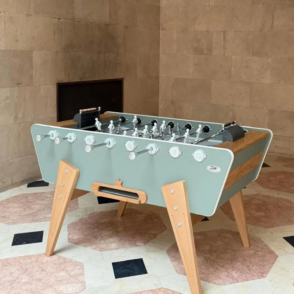 Game tables - VINTAGE INDOOR FOOSBALL - EUCALYPTUS GREEN - STELLA BABY-FOOT & BILLARDS