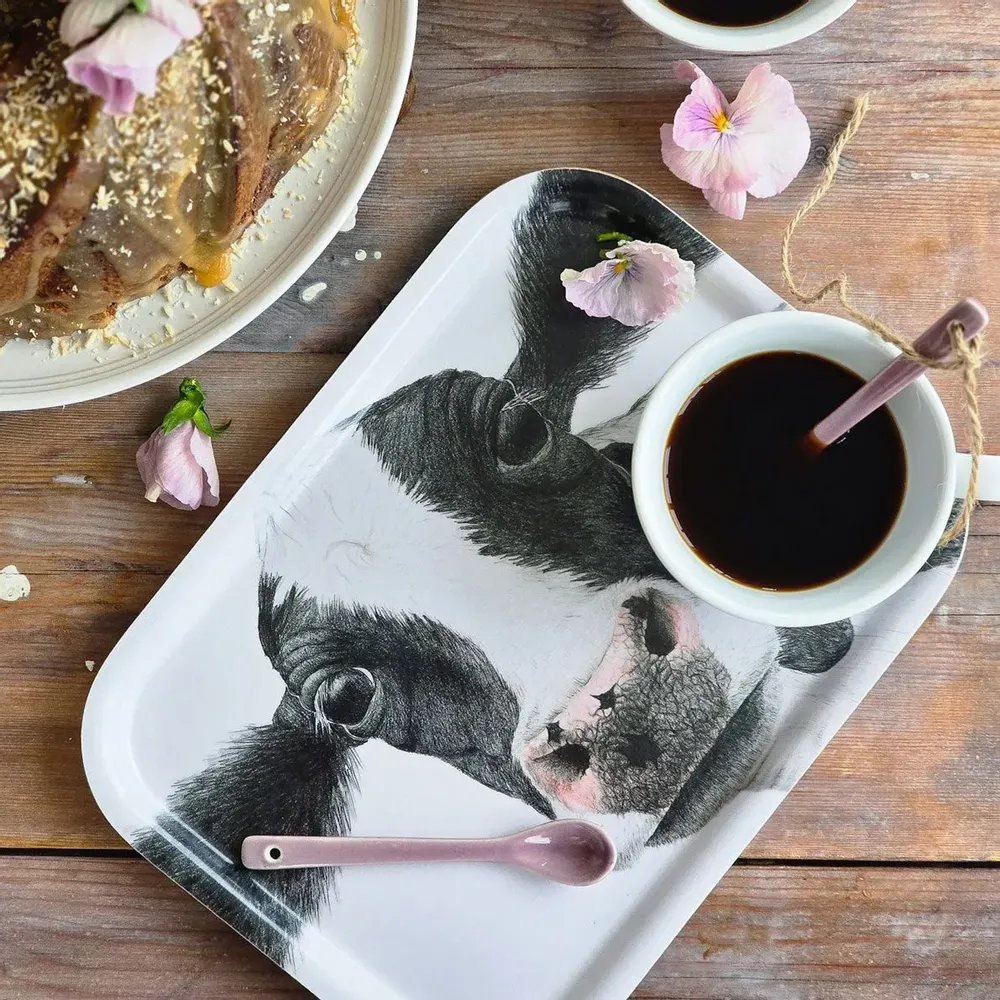 Plateaux - Plateaux de service ronds et rectangulaires - CHARLOTTE NICOLIN