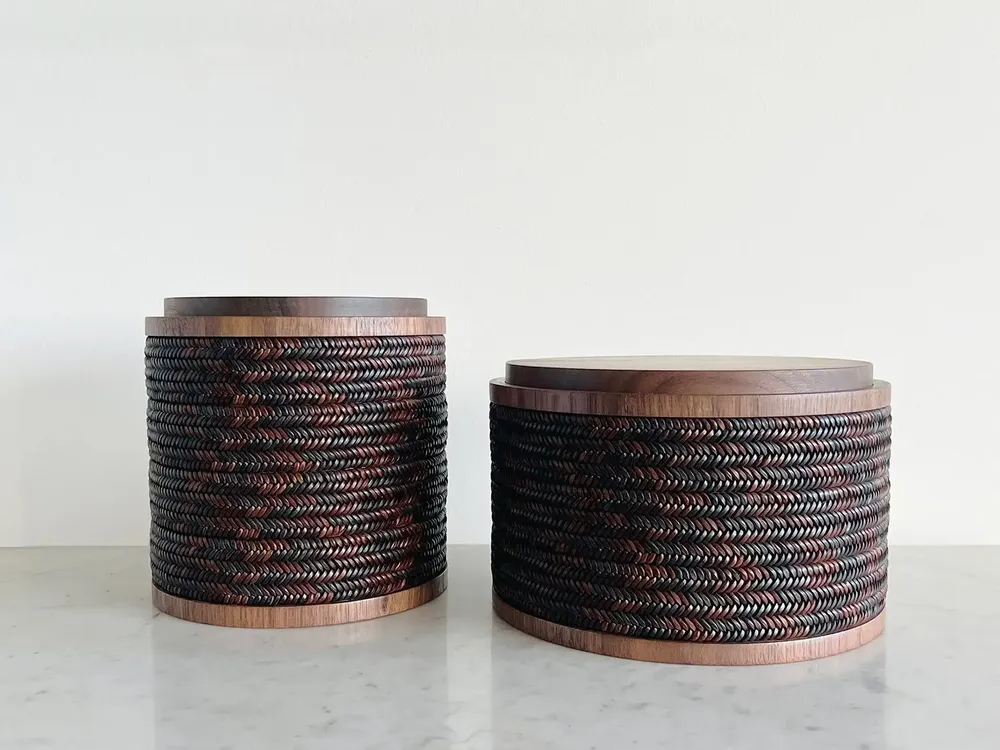 Design objects - Eisa Braided Boxes - LES FEW