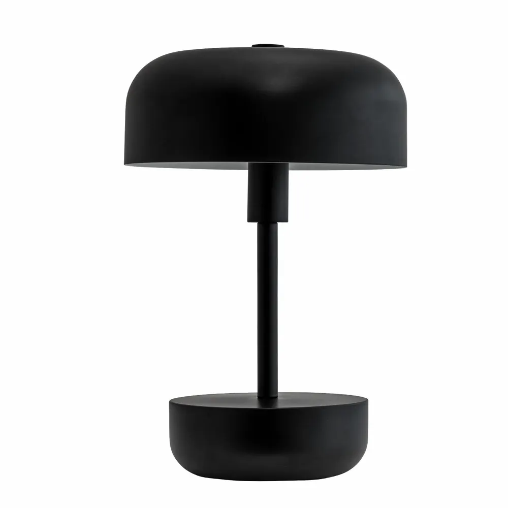 Lampes de table - Lampe LED rechargeable Haipot noire - DYBERG LARSEN