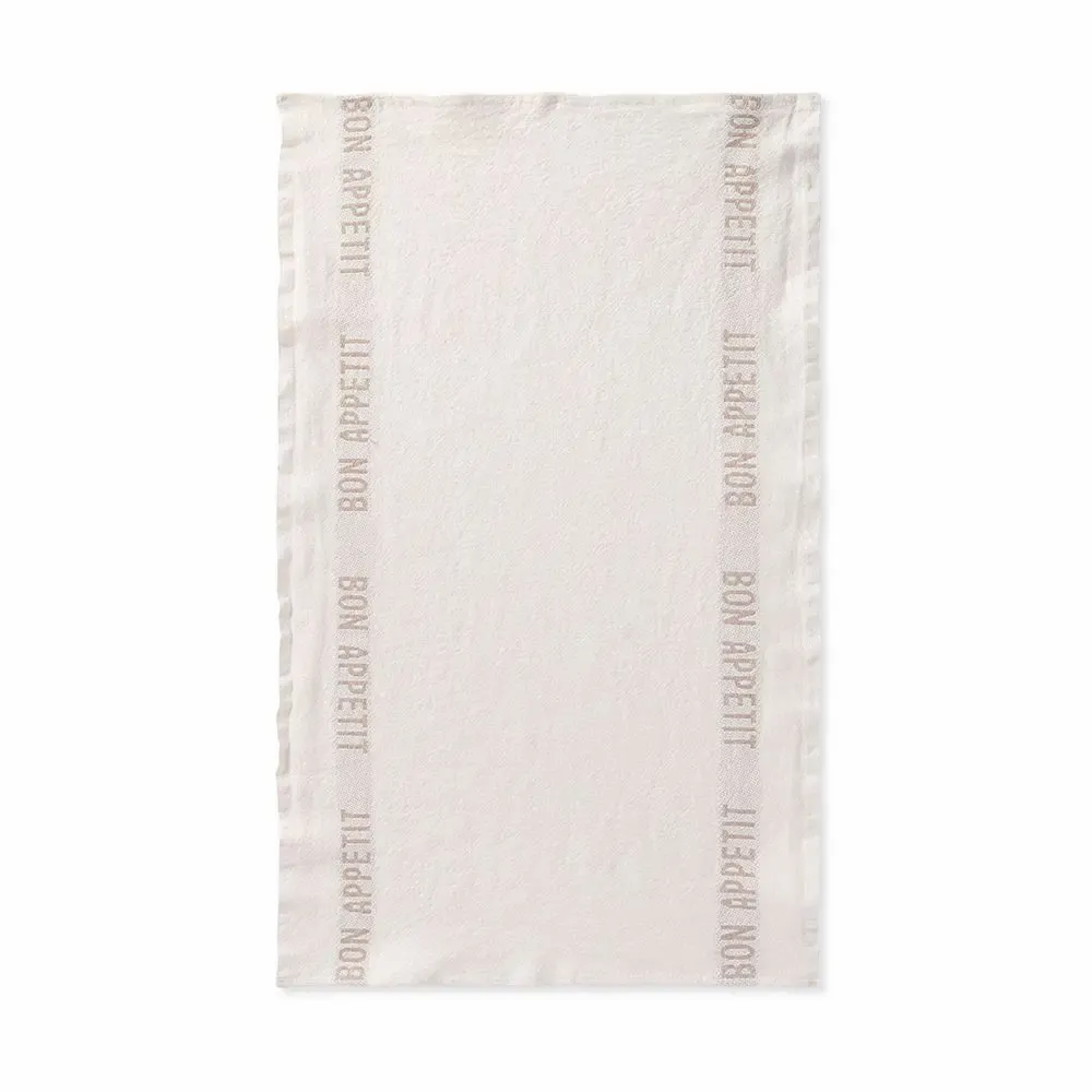 Torchons textile - TORCHON BON APPETIT PUR LIN - CHARVET EDITIONS