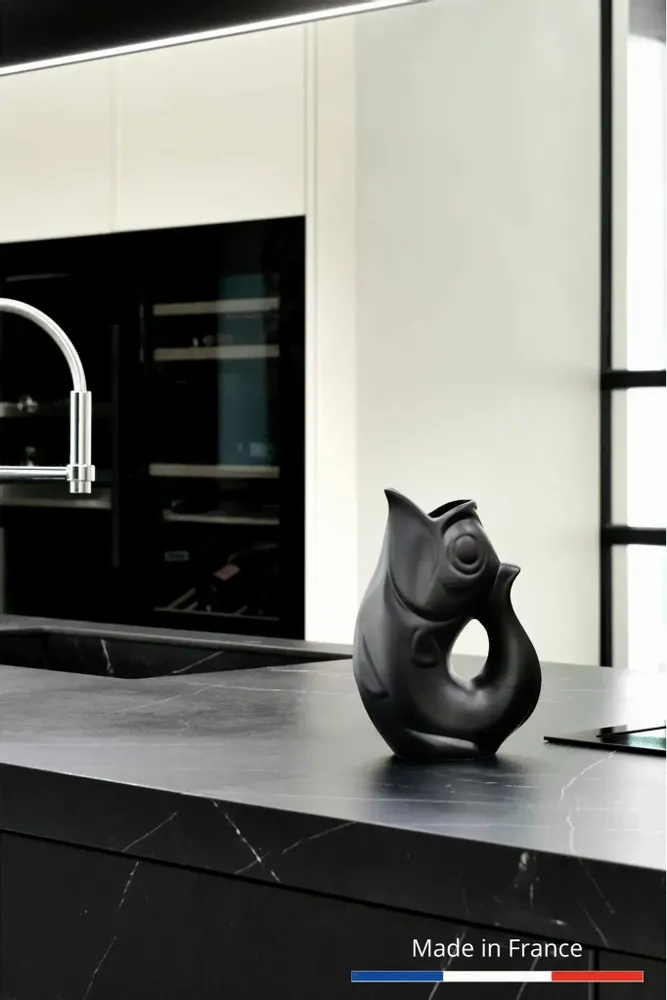 Decorative objects - GlouGlou Carafe Matte Ebony - CHAROLLES