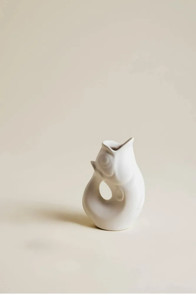 Decorative objects - GlouGlou Carafe Matt White - CHAROLLES